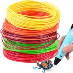 Ersatz-Filamente für 3D-Stifte – Set mit 5 Farben – Variante A