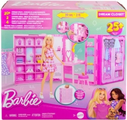 BARBIE Traumkleiderschrank mit Outfits und Zubehör (ohne Puppe)