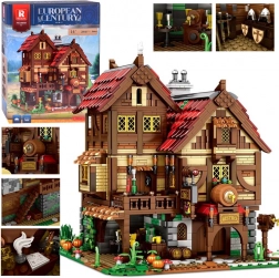 Konstruktionsset Große mittelalterliche Taverne für Ritter 2868 Teile