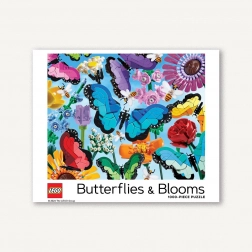 Chronicle Books Puzzle LEGO Schmetterlinge und Blumen 1000 Teile