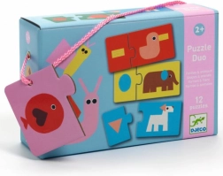 DJECO Duo Puzzle - Formen und Tiere
