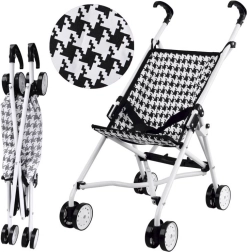 Faltbarer Puppenwagen mit Punkten – Pepito