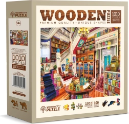 WOODEN CITY Holzpuzzle Wunsch in der Bibliothek 1010 Teile