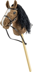 Hobby Horse Milly Mally braunes Plüschpferd auf Stab