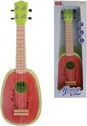 Rotes Kinder-Ukulele MaDe 54 cm