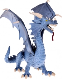 Grauer Drache mit flexiblen Flügeln