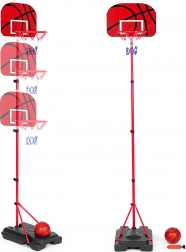 Kinder-Basketballkorb mit verstellbarer Höhe und Pumpe