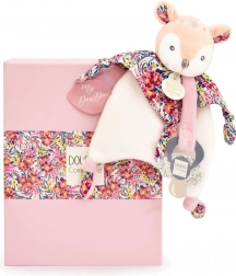 Doudou-Set Spielzeug mit Schnullerhalter Rehkitz