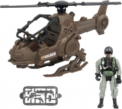Militärhubschrauber mit Pilot 23 cm