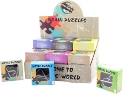 Metallisches Mini-Geduldsspiel für die Tasche