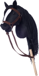 Schwarzer Steckenpferd Hobby Horse Hoppihorse