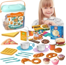 Woopie Konditor-Set für Kinder – Süßigkeiten und Desserts im Eimer, 40 Teile