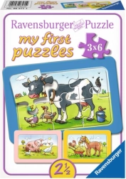 Puzzle 3x6 Tiere RAVENSBURGER