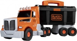 LKW mit Werkzeug und Bohrmaschine BLACK+DECKER, Baukasten für Kinder 43 cm