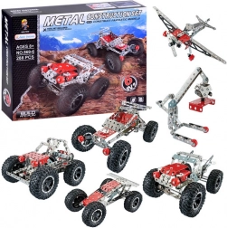 Metallbauklötze 288 Teile 6-in-1 ZA3870