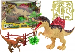 Großes Dinosaurierskelett-Set Jurassic Park Compsognathus Spinosaurus