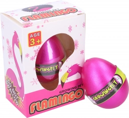 Ei mit wachsendem Flamingo