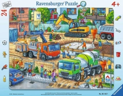 Puzzle Auf der Baustelle 24 Teile