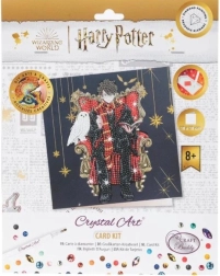 Crystal Art Postkarte Harry Potter und Hedwig 18 × 18 cm