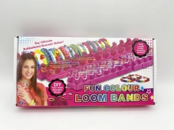 Kreativset zur Herstellung von Armbändern LOOM BANDS – 600 Stk.