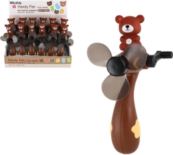 Kleiner Ventilator mit Bärenmotiv aus Kunststoff