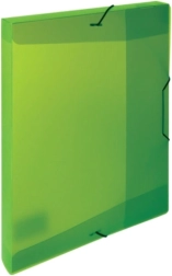 Kiste mit Gummiband Opaline grün A5