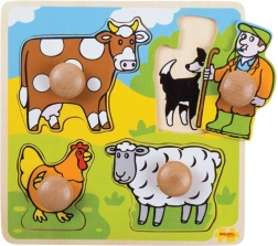 Bigjigs Toys Einlegepuzzle Bauernhof