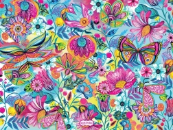 Bluebird Puzzle Blumen und Schmetterlinge 1000 Teile