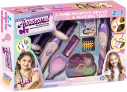 2-in-1 Haar-Spielset mit Perlen und Haargummis