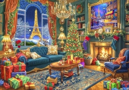 Bluebird Puzzle Weihnachten in Paris 1000 Teile
