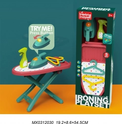 Bügelset für Kinder mit Bügelbrett und Bügeleisen
