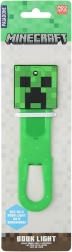 Minecraft Creeper Buchlampe und Lesezeichen