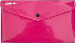 Umschlagmappe mit Druckknopf rosa