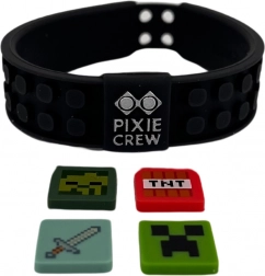 Verstellbares Armband PIXIE CREW & MINECRAFT schwarz