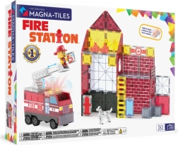 Magna-Tiles Magnetische Bausteine Feuerwehrwache (50 Teile)