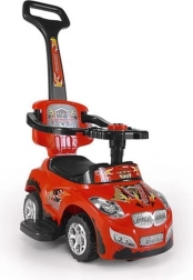 Glückliches rotes Fahrzeug