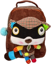 Kinder Rucksack EcoSnoopers mit Waschbär