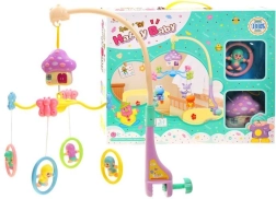 Pastellfarbenes Karussell mit Spieluhr