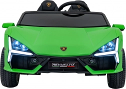 Elektrisches Kinderauto Lamborghini Revuelto XL – grün, 24 V, 4x200 W, Doppelsitz