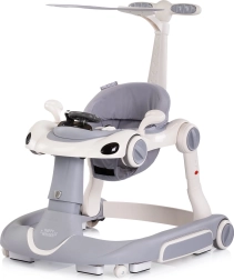 Interaktiver Kinderlauflernwagen 5-in-1 CHIPOLINO Happy Walker – grau