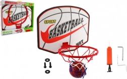 Wand-Basketballkorb mit Ball und Pumpe