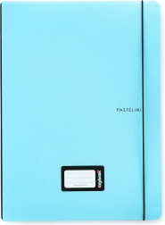 Notizbuch A4 OXYBOOK PASTELINI, 40 Blatt, blau, austauschbare Einlage
