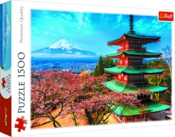 Trefl Puzzle 1500 Teile – Pagode und Berg FUJI, Japan