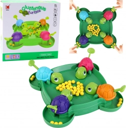 Familienspiel Hungry Turtles – Geschicklichkeitsspiel mit Murmeln