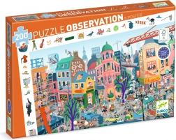 DJECO Suchpuzzle Stadt - 200 Teile