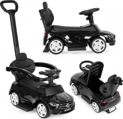 Rutschfahrzeug mit Schiebestange MERCEDES C‑Class mit interaktivem Lenkrad – schwarz