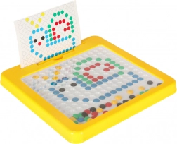 Montessori magnetisches Mosaik für Kinder, Gelb 26 × 26 cm