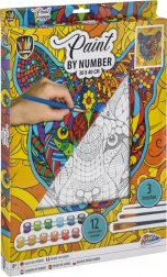 Grafix Malen nach Zahlen – Tiger, Leinwand auf Keilrahmen 30 × 40 cm