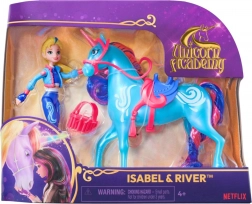 Figur Unicorn Academy Puppe Isabel und Einhorn River