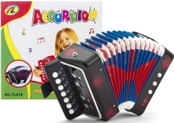 Akkordeon-Instrument für kleine Musiker Schwarz